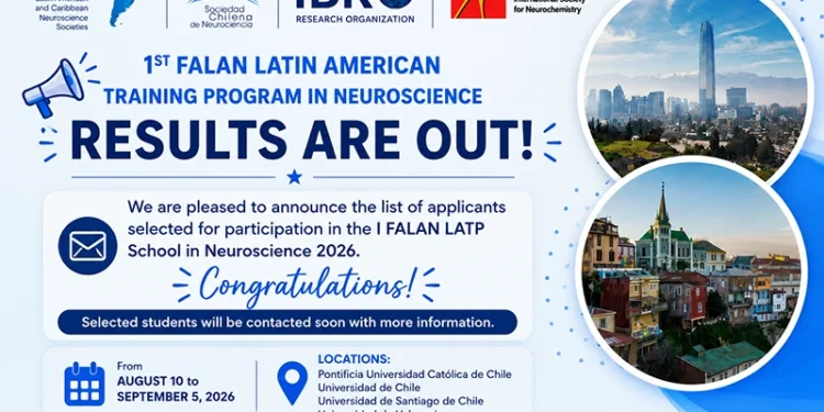 Selected Applicants Announced for the 1st FALAN Latin American Training Program in Neuroscience 2026